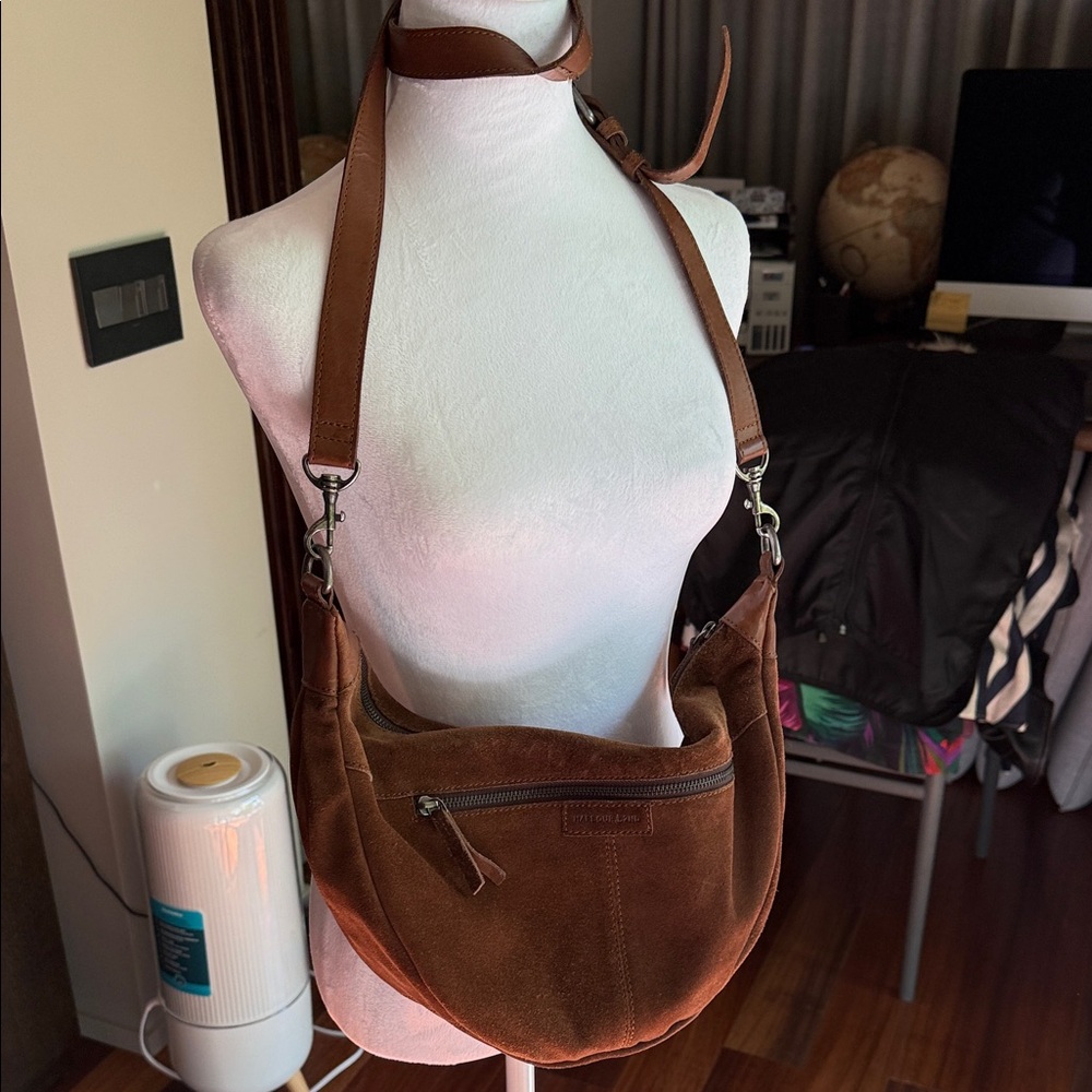 Brown Suede Women's Bag